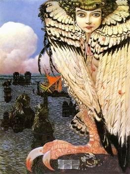 Amazon.com: 12X16 inch Gustav-Adolf Mossa Canvas Art Repro